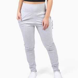 Buddha Pants Big Sur Jogger Pants Ash Elastic Waist Pockets Womens Size Medium